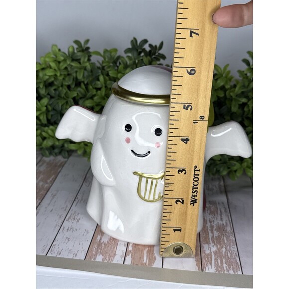 Goblins & Ghouls Devil & Angel Ghost Candle Jars – Large Ceramic Halloween Decor - Picture 10 of 10